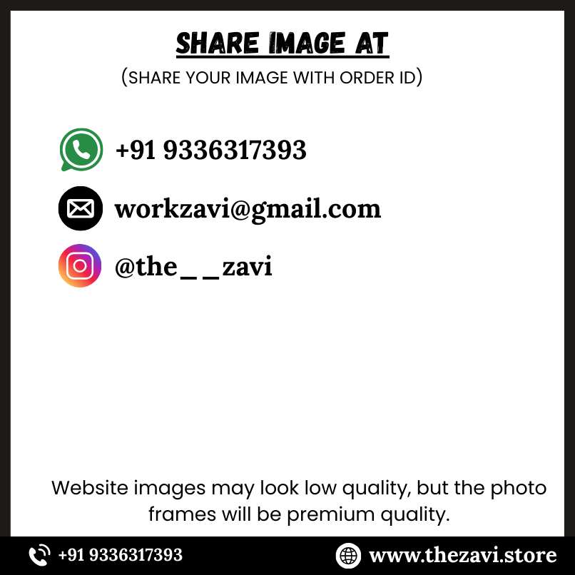 Customized A4 Photo Frame | Personalised Fibre Frame with Glass or Acrylic Sheet | COD